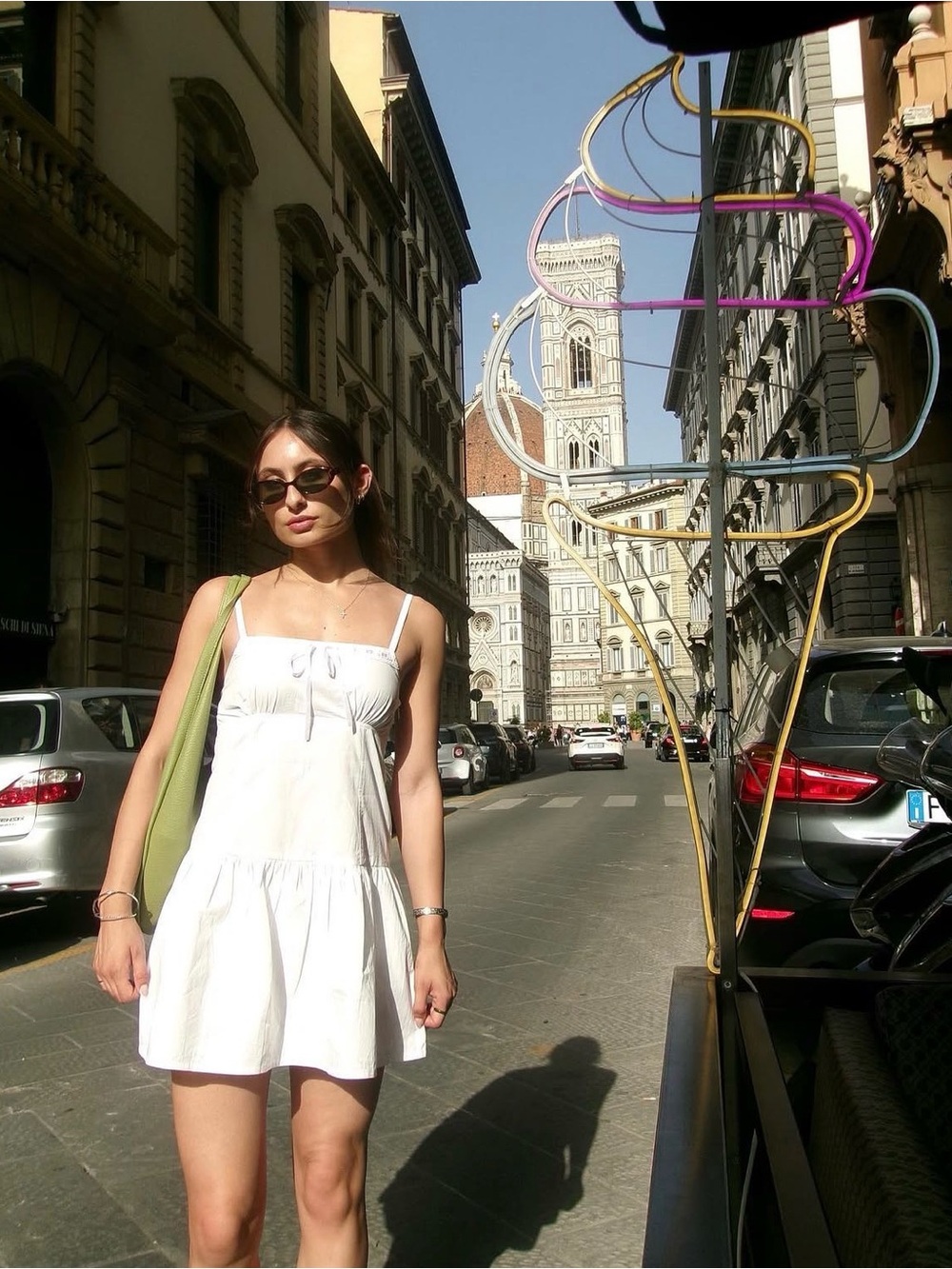 White Spaghetti Strap Sundress